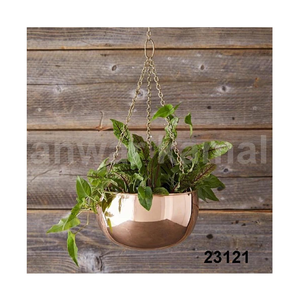 CUIVRE ACCROCHANT JARDINIÈRES FINI CUIVRE TOIT JARDINIÈRE SUSPENDUE - Product Image 1