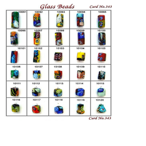 Custom Made Red African and Native <b>Beads</b> (<b>Crystal</b> Lampwork & Glass) in Custom Sizes for Ethnic Jewelry Designers - Product Image 1