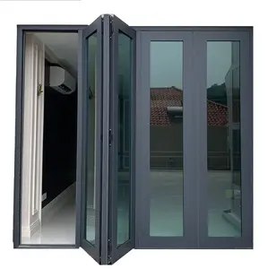 Высококачественный алюминиевый профиль в европейском и американском стиле интерьерная алюминиевая двустворчатая дверь Современная двустворчатая стеклянная изоляция