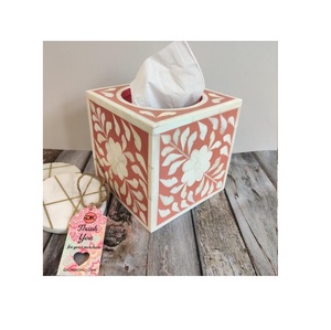 Porte-mouchoirs en incrustation osseuse de meilleure qualité pour une couleur et une taille personnalisées de forme carrée et un produit fait main à vendre - Product Image 4