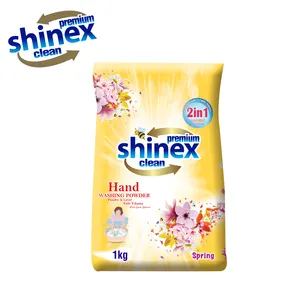 Hand Washing Detergent Powder High-foam Low-density packaging bag plastic Laundry washing detergent factory made in Turkey