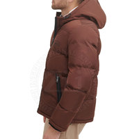 2023 hommes décontracté couleur unie coupe-vent bouffant veste toile Streetwear mode pour hiver coupe-vent bouffant veste