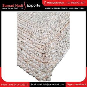 Dernière conception fabriquée en inde tapis de jute tressés à la main antidérapants tapis pour le salon tapis à vendre - Product Image 5