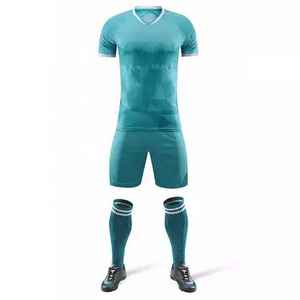 ชุดฟุตบอลทีมคุณภาพสูงแบบกำหนดเอง เสื้อฟุตบอล 100% โพลีเอสเตอร์ แห้งเร็วและระบายอากาศได้ดี - Product Image 3