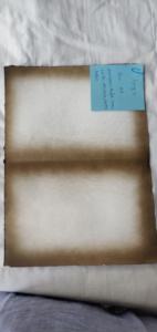 Old Look Style <b>Handmade</b> <b>Paper</b> Sheets with Burnt Deckle Edges Suitable for Calligraphers - Product Image 2