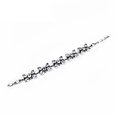 Cute Exceptional Cubic Zircon Gemstone Bracelet 925 Solid Sterling Silver Bracelet Impressive Bracelet Jewellery For Her