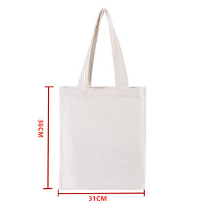 Customizable Eco-Friendly <b>Canvas</b> Cotton <b>Tote</b> <b>Bag</b> Personalized with Custom Logo for Shopping - Product Image 1