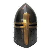 Casque d'armure anti-quadricoptère, complet avec pince rouge