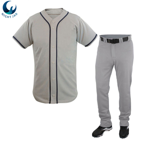 High Quality Custom Baseball Uniform With Custom Button <b>Down</b> Jersey and Custom <b>Pants</b> Baseball Uniforms Designs - Product Image 6