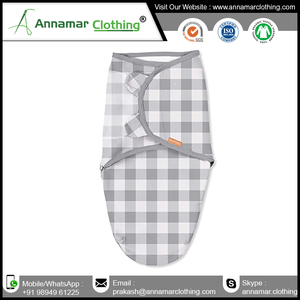 Envoltura ajustable para bebé con certificado GOTS de algodón orgánico 100 con etiqueta y embalaje de logotipo privado personalizado - Product Image 6