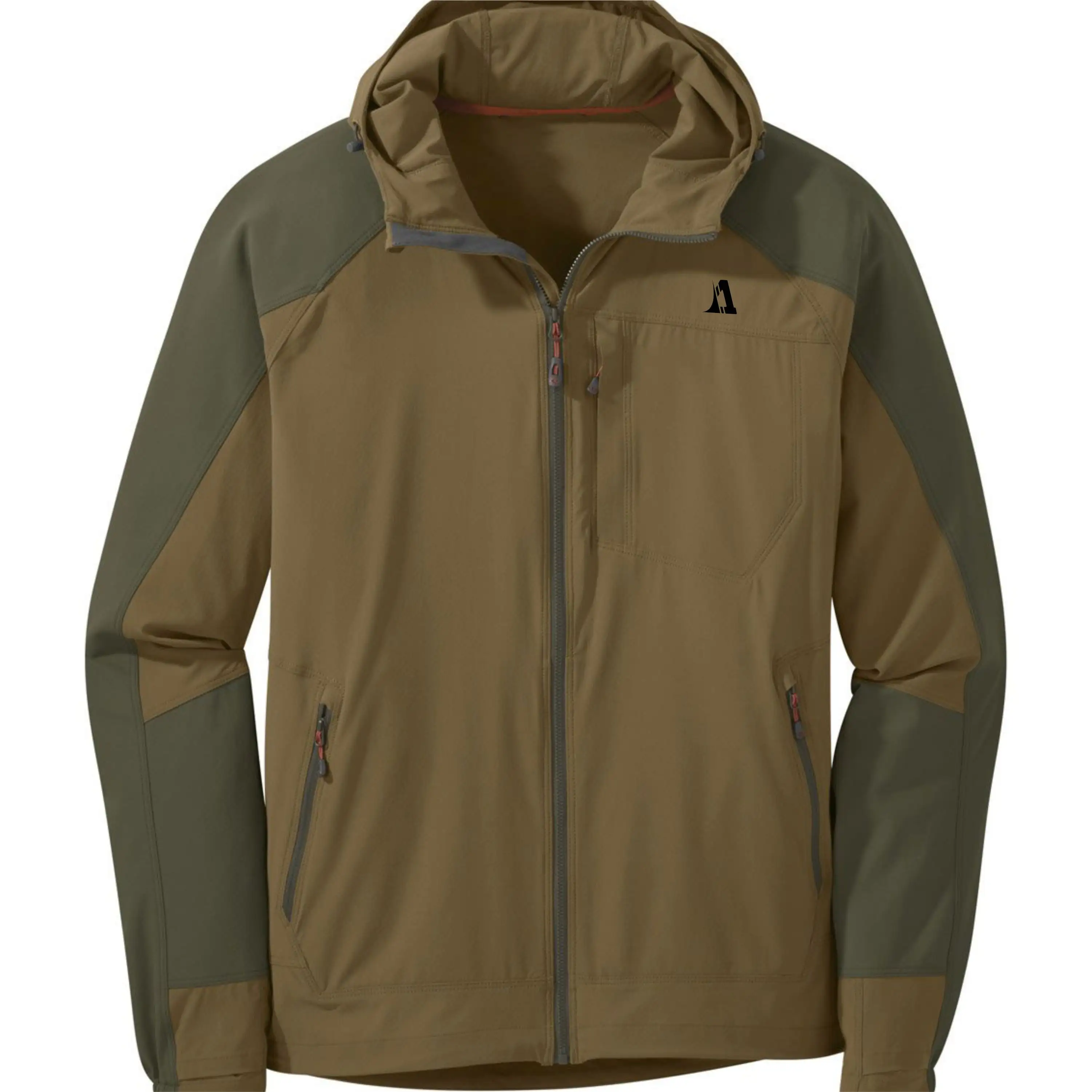 Jaqueta impermeável personalizada, casaco de golfe leve com calças, trajes de chuva respiráveis, jaqueta softshell personalizada para homens por um apex