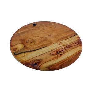 Tabla grande de madera para cortar queso, con mango y forma redonda, venta al por mayor - Product Image 6
