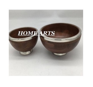 Bol à dessert en bois et acier inoxydable bol de service de chocolats de taille personnalisée de qualité supérieure pour les meilleures ventes - Product Image 6