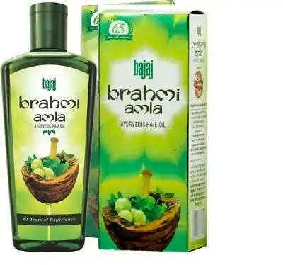 Óleo para cabelo bajaj brahmi amla ayurvedic, pelos fortes