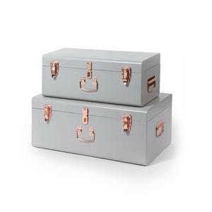 ชุดกล่องเก็บของ2ขนาดกล่องท้ายรถชุบสังกะสีรูปทรงที่เหนือกว่า - Product Image 2