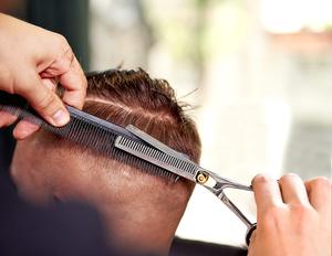 กรรไกรตัดผมบางแบบมืออาชีพ คมกริบ พร้อมสกรูปรับระดับและที่พักนิ้ว - Product Image 4