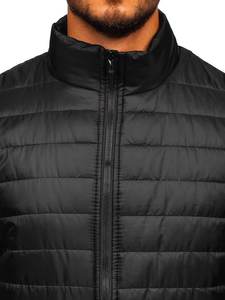 แจ็กเก็ตบอมเบอร์สไตล์ไล่ระดับสีของผู้ชายเสื้อผ้าแนวสตรีทแฟชั่นฤดูหนาวแจ๊กเก็ตผ้าใบกันน้ำเป็นมิตรกับสิ่งแวดล้อมกันลม - Product Image 4