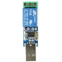 Taidacent 1 Way USB Relay Board Máy Tính Thông Minh Relay Điều Khiển Từ Xa Chuyển CH340 USB Để Serial Port USB Điều Khiển Relay Board