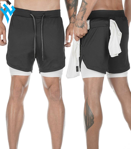Hot sell 2 in 1 men beach <b>shorts</b> basketball <b>gym</b> Wear <b>shorts</b> for men High Quality Men Printing Logo Fit And Jogging <b>Short</b> - Product Image 3