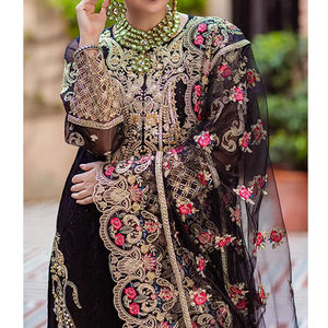 Vestido de fiesta de primera calidad, diseño tradicional, nuevo, elegante, paquistaní - Product Image 5