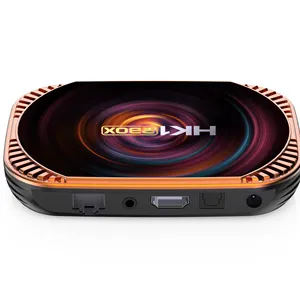 智能HK1 Rbox X4安卓11.0 Amlogic S905X4电视盒K 4G 32/64/128Gb 3D Wifi 2.4G和5g Speler Youtube机顶盒