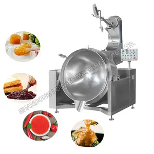 Commercial Automatic Industrial Hot Chili Sauce Fruit Jam Food Electric Gas Commercial Cooking Mixer Machine