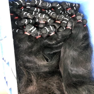 Extensions de cheveux indiens Remy 150%, postiches de cheveux humains droits et alignés, extensions de cheveux en vrac - Product Image 1