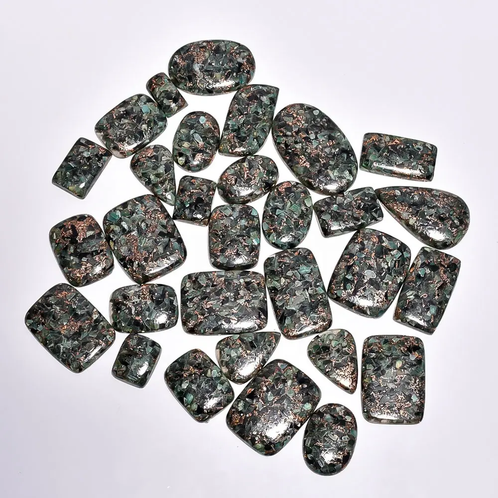 Beautiful Copper Emerald Gemstone High Quality Semi Precious Natural Healing Tumbled Nice Copper Emerald Gemstone at Wholesale