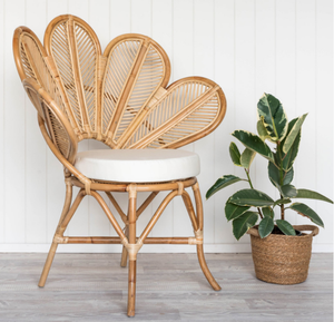 High Quality Natural Color Wicker <b>Rattan</b> Flower <b>Chair</b> - Product Image 4