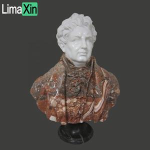 Escultura <span class=keywords><strong>de</strong></span> busto <span class=keywords><strong>de</strong></span> mármol <span class=keywords><strong>de</strong></span> dama vívidamente velada Popular escultura <span class=keywords><strong>de</strong></span> mármol rojo tallada a mano - Product Image 6