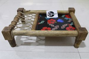 Ensemble de plateaux en émail peinture planche à découper plateau de service lit de service blocs à découper en bois traditionnel pour la maison et l'hôtel bois - Product Image 2