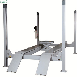 Crab land — élévateur de voitures à 4 vérins, 440EWP, capacité 8800lbs, portes avant, fonctionne avec l'alignement sur les roues - Product Image 1