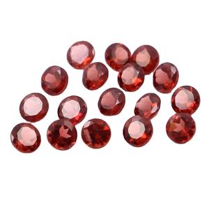 โกเมนพลอยรูปทรงกลมตัดอัญมณีหลวมเครื่องประดับสำหรับแหวนจี้ DIY - Product Image 1