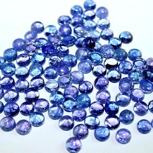 Vente en gros de tanzanite cabochon rond lisse naturel de bonne qualité pierre précieuse en vrac pour la fabrication de bijoux bon prix par carat - Product Image 6