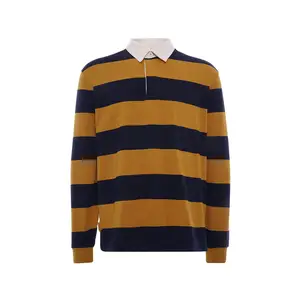 Ensembles de rugby personnalisé à manches longues respirant brodé de haute qualité pour hommes pour chemises - Product Image 1