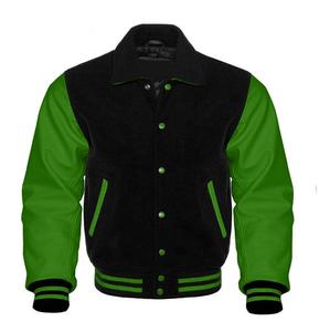 Veste universitaire sur mesure de haute qualité pour hommes Bomber de mode grande taille avec logo personnalisé vente en gros - Product Image 1