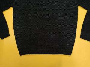 Ensemble de vêtements Overrun Étiquettes de marque Pull à col rond à manches longues pour hommes Anti-rétrécissement Nylon/Acrylique Décontracté Noir - Product Image 4