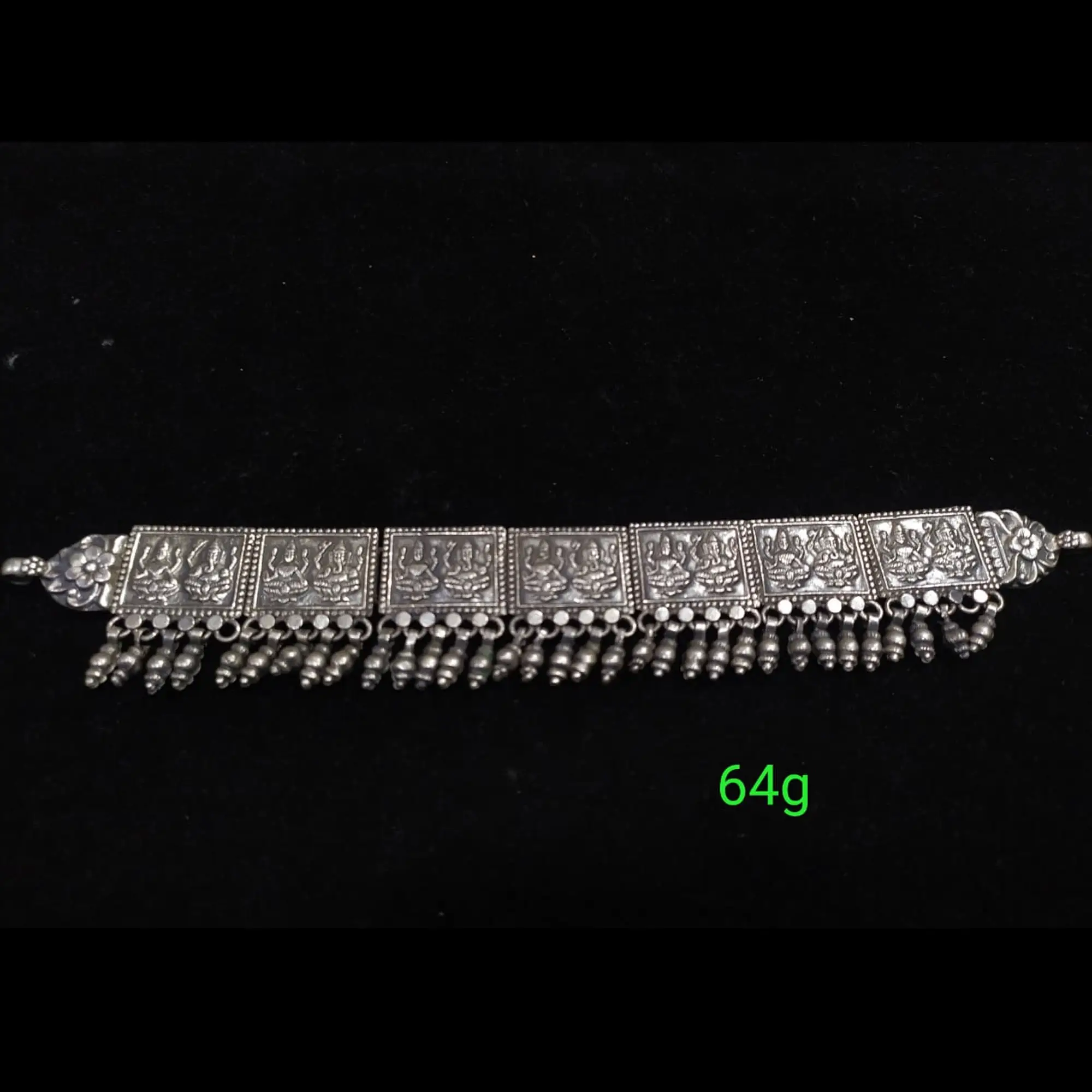 Desain Tradisional Perhiasan Kalung Rajashani Perhiasan Perak Etnis Silver PS-95 Perhiasan