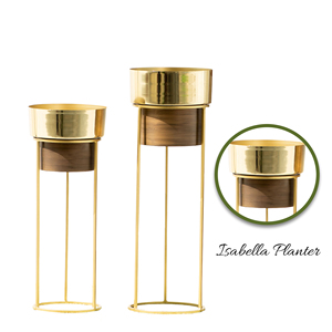 Support pour plantes Support pour pots de fleurs en or Intérieur Extérieur en métal Porte-plantes en or en pot Présentoir pour plantes Fabricant - Product Image 2