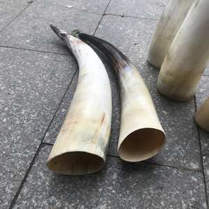 Corne décorative en forme de saucière, 1 pièce, tenue de table intérieur, corne de taureau monté, style marbré, Antique, offre spéciale - Product Image 5