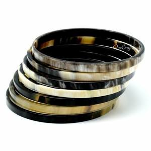 Brass,<b>Metal</b> Bangle and Set Like Gold Manufacture India New Trendy Polished Irregular Hollow Oval Shape - Product Image 1