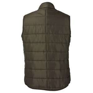 Veste d'hiver matelassée noire à fermeture éclair avec logo personnalisé en gros, vente chaude, veste décontractée pour homme, taille plus, coupe-vent, respirante - Product Image 2