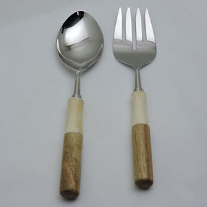 Serveur de salade classique de haute qualité de conception Unique d'acier inoxydable pour l'usage à la maison de Restaurants d'hôtel - Product Image 3