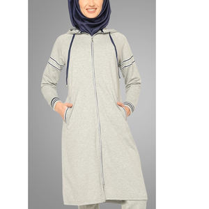 Ensemble de vêtements islamiques pour femme, pull Long à manches longues, tenue de Sport musulmane, collection - Product Image 2