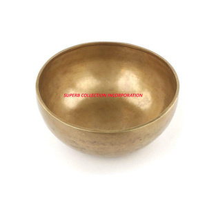 Oro tibetano grabado diseño y tamaño personalizado cuenco para salón de masajes - Product Image 2