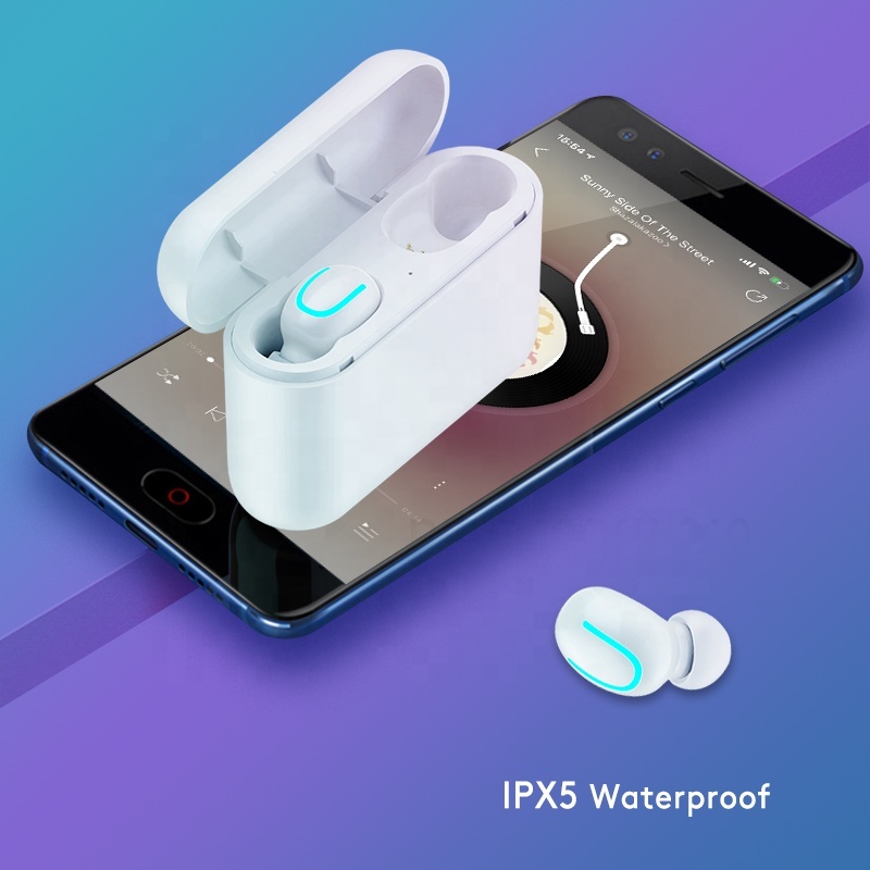 Mini Bluetooth 5.0 Écouteur avec Microphone Vrai Stéréo Intra-auriculaires Écouteurs Sans Fil