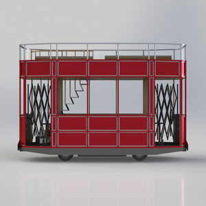 Mini tram électrique à deux étages, nouveau modèle 2021, meilleure qualité au meilleur prix, matériaux de première classe - Product Image 2