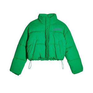 Vestes en coton de haute qualité pour femmes, fermeture éclair, Style bouffant/couleur noire, pour filles, en vente - Product Image 4