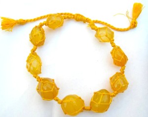 Yellow Onyx Tumbled Gemstone <b>Bracelet</b> - Product Image 1