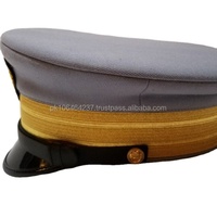 Requisitos personalizados Diseño Bordado Logo Four Season American Reproducción Uniforme Kepi Sombreros